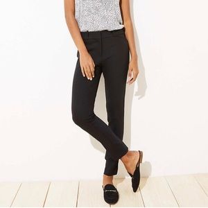 Loft - Marisa Skinny Black Slacks